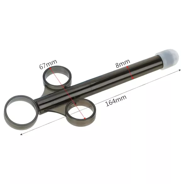 Glidecreme - doseringssprøjte - blå