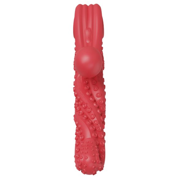 Monster Fuck - klitorisarm vibrator med blækspruttearme - rød