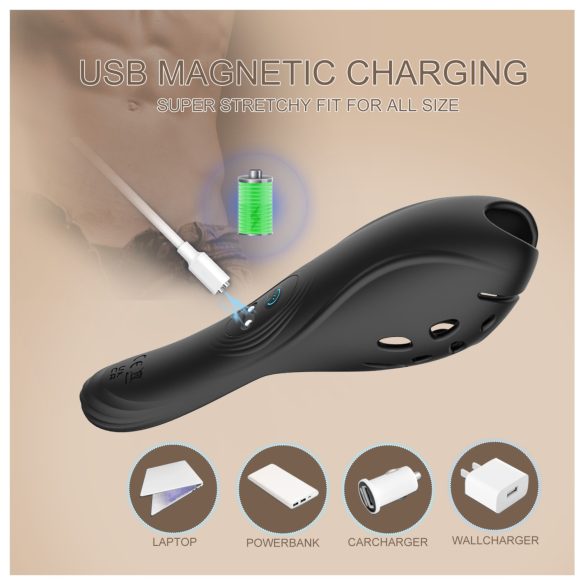 Biu-Biu - penisvibrator (sort)