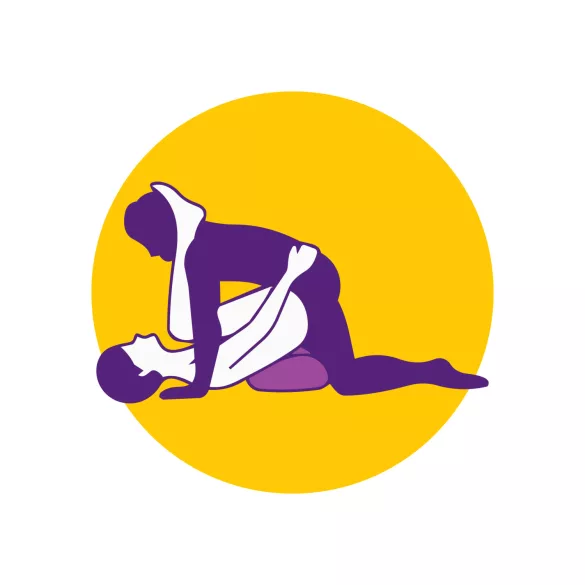 Desirel Magic Pillow - hjerteformet sexpude (rød)