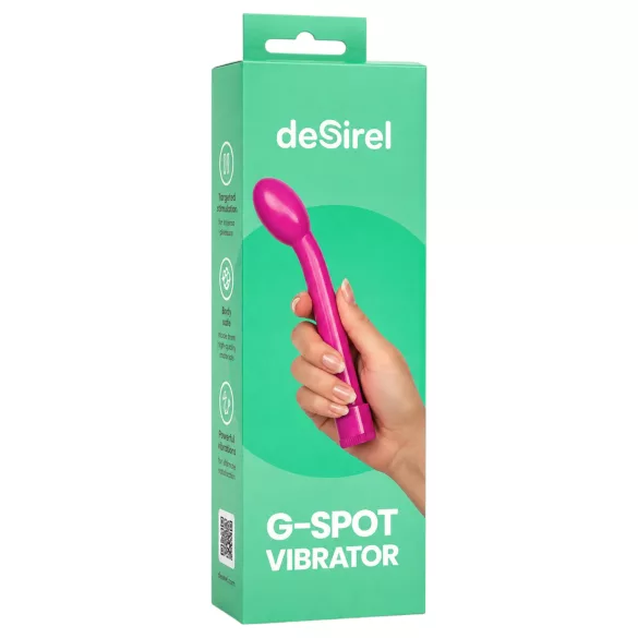 Desirel - buet G-punktsvibrator (lyserød)
