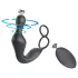 Lonely - roterende prostata-vibrator med penisering (sort)