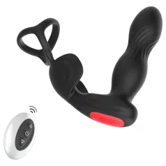 Mroow - ringformet prostata‑vibrator (sort)