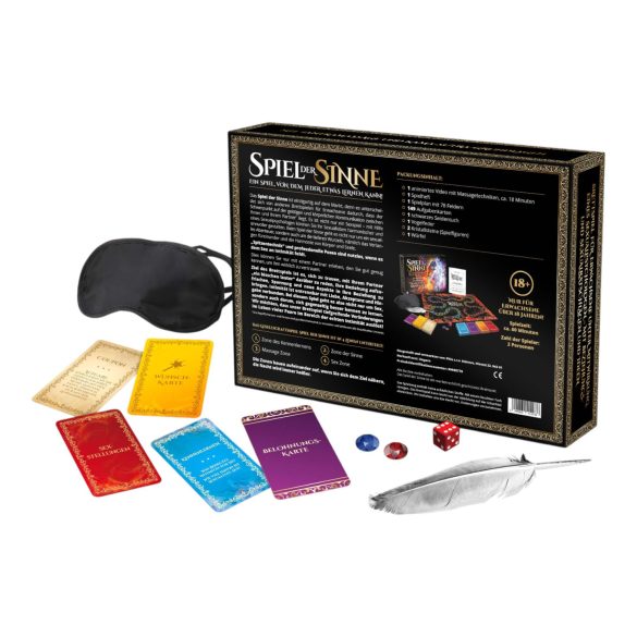 Sansernes spil - erotisk brætspil for voksne - tysk