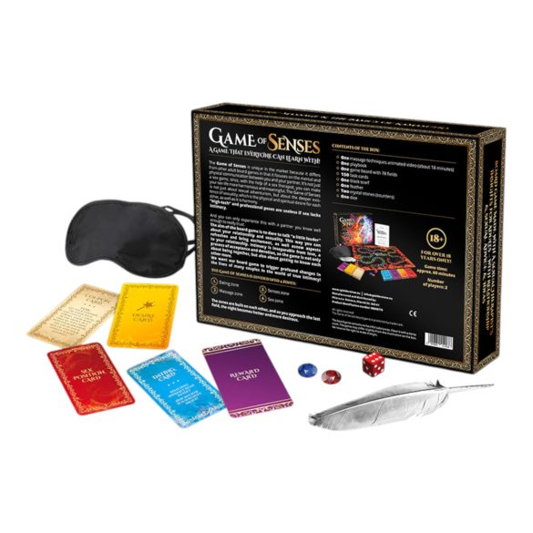Sansernes spil - voksenspil - erotisk brætspil - engelsk