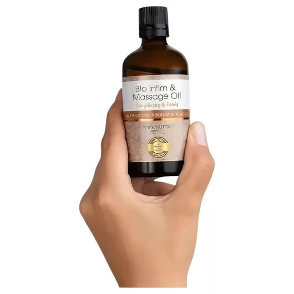 Coconutoil - Økologisk glide- og massageolie - nellike kanel - 80ml