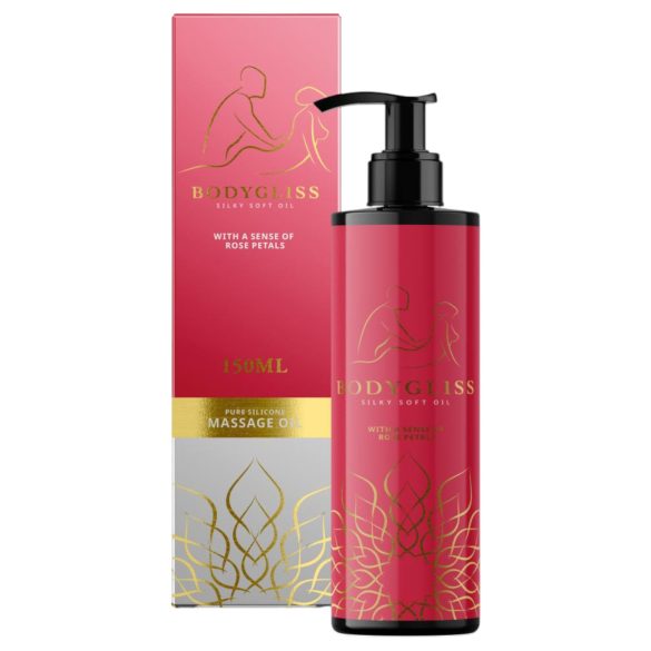 BodyGliss - massageolie og glidecreme - rose - 150ml