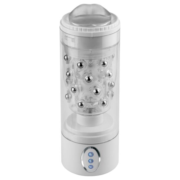 PDX Roto-Bator - blowjob masturbator med vibration - hvid