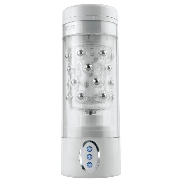 PDX Roto-Bator - blowjob masturbator med vibration - hvid