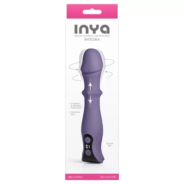 NS Novelties - støt- og roterende vibrator (lilla)