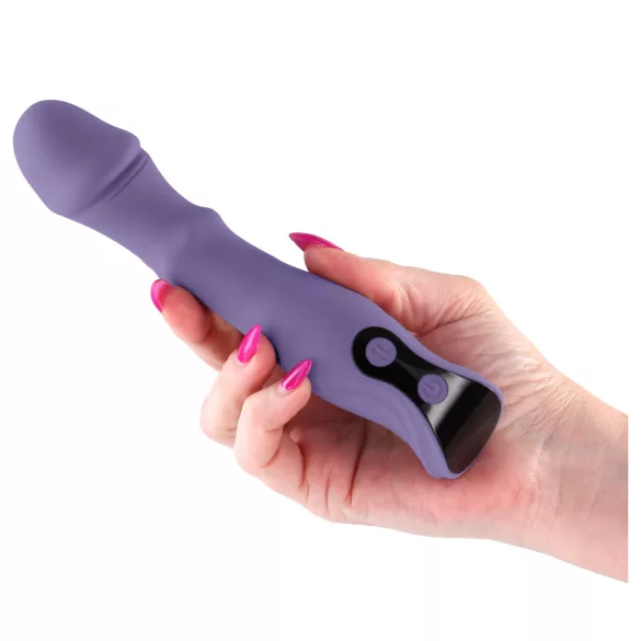 NS Novelties - støt- og roterende vibrator (lilla)
