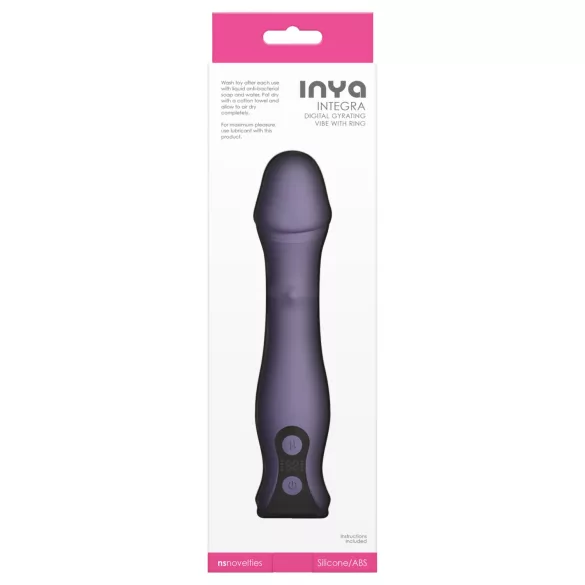 NS Novelties - støt- og roterende vibrator (lilla)