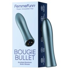 FemmeFunn Bougie - vibrator i aluminium - sølv - premium