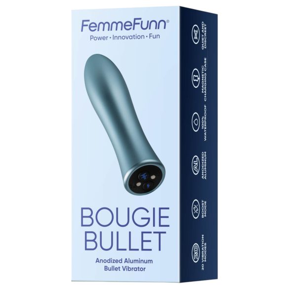 FemmeFunn Bougie - premium vibrator i aluminium (sølv)