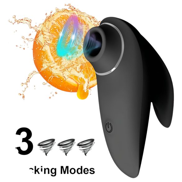 AlvUp - klitorisvibrator med luftbølger - sort