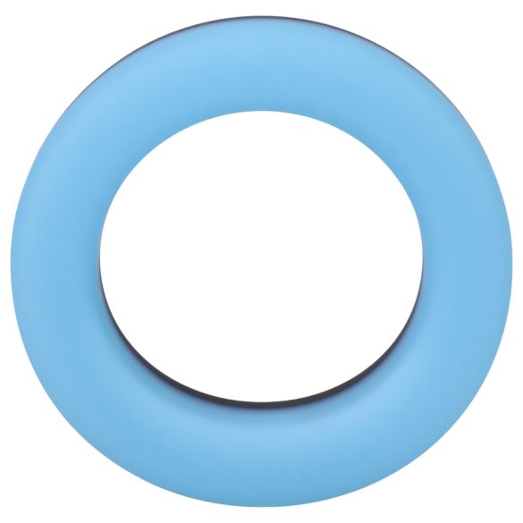 Doc Johnson The Big O - penisring med lys - blå