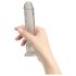 Addiction Crystal - dildo med sugekop - gennemsigtig - 18 cm