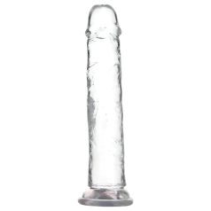 Addiction Crystal - dildo med sugekop - gennemsigtig - 20cm