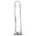 Addiction Crystal - dildo med sugekop - gennemsigtig - 20cm