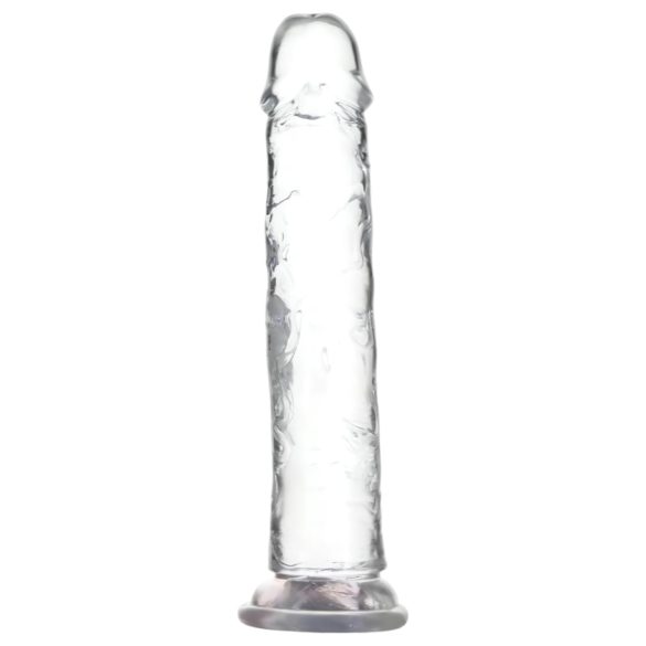 Addiction Crystal - gennemsigtig sugekopsdildo - 20cm