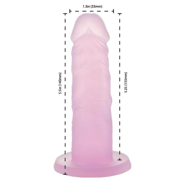 Addiction Coctails - dildo med sugekop - pink