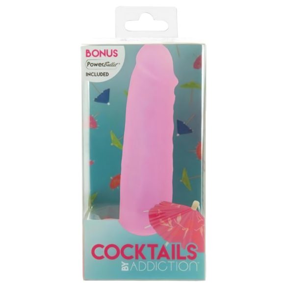 Addiction Coctails - dildo med sugekop - pink