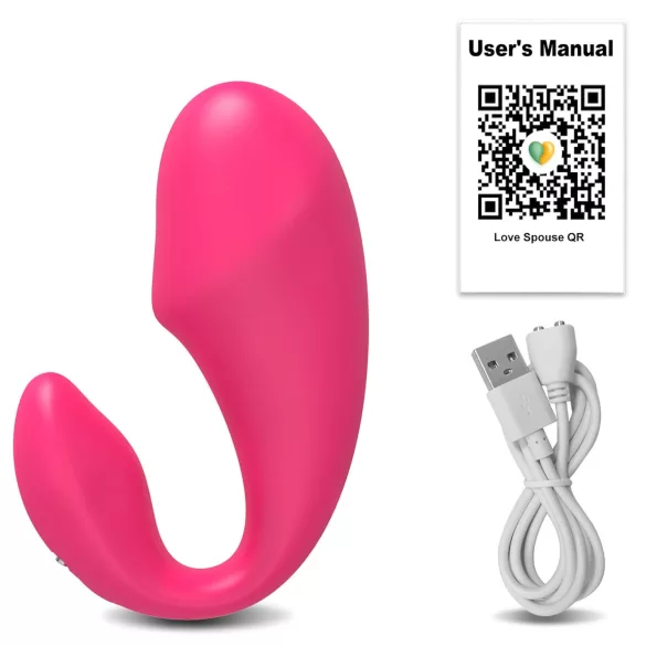 AlvUp - vibratoræg - fjernbetjent - pink