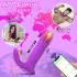 AlvUp - avanceret analvibrator med stød - silikone lilla