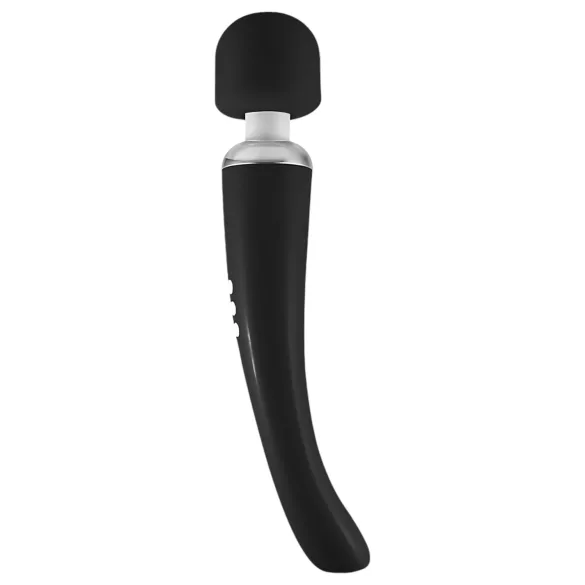 Love Magic - wand vibrator - genopladelig massage - sort