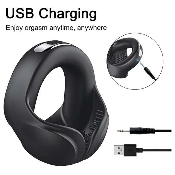 AlvUp - vibrerende penisring - sort