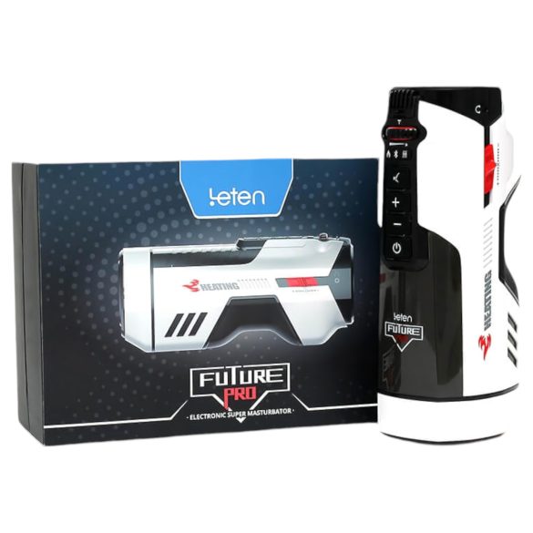 LETEN SM FUTURE PRO - elektrisk opvarmet masturbator - op/ned bevægelse