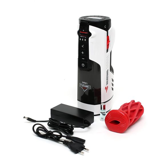 LETEN SM FUTURE PRO - elektrisk opvarmet masturbator - op/ned bevægelse