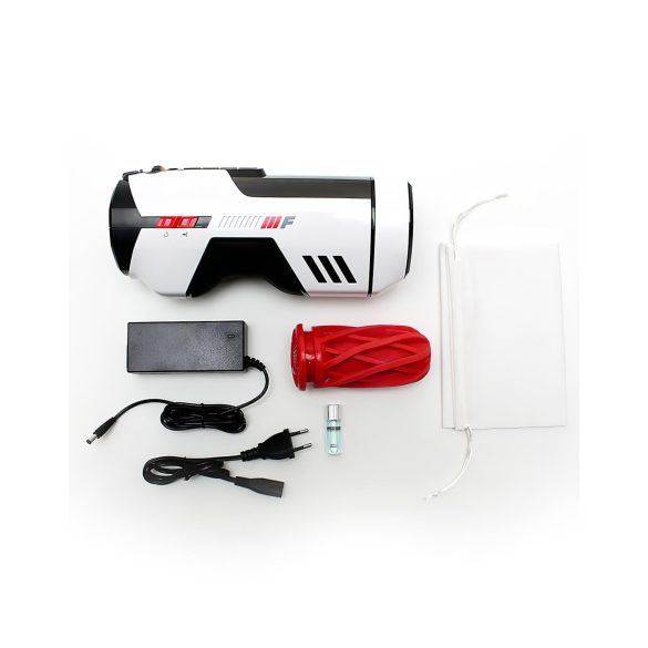 LETEN SM FUTURE PRO - elektrisk opvarmet masturbator - op/ned bevægelse