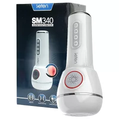   LETEN SM340 - masturbator med vibration og sugefunktion - genopladelig