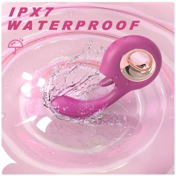 Sex HD - slik- og G-punktsvibrator (rød)