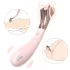 Sex HD - genopladelig, vandtæt vibrator og pirringshjul (pink)