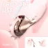 Sex HD - genopladelig, vandtæt vibrator og pirringshjul (pink)