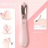 Sex HD - genopladelig, vandtæt vibrator og pirringshjul (pink)