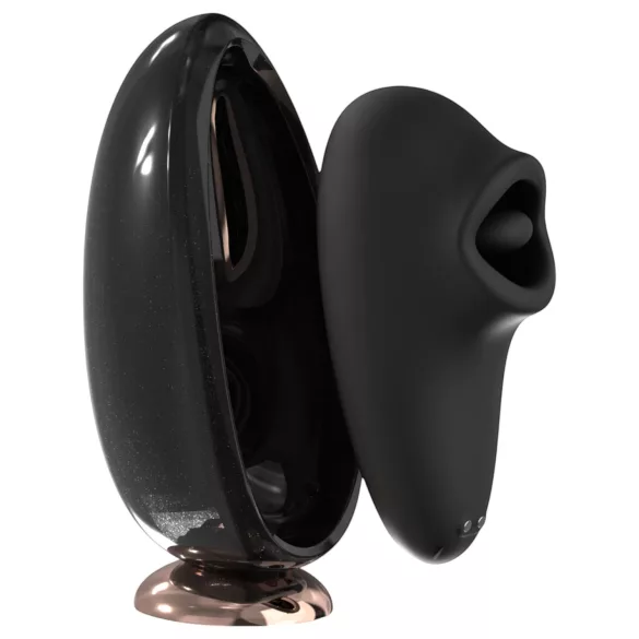 Sex HD Mirror - vibrator med varmende funktion - klitorisstimulator - sort