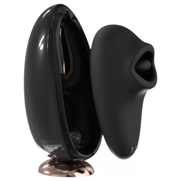 Sex HD Mirror - vibrator med varmende funktion - klitorisstimulator - sort