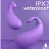 Sex HD - vibrerende æg - aubergineformet - lilla
