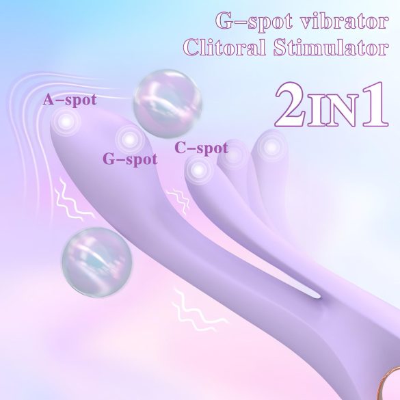 Sex HD Kaethe - klitorisvibrator med arm - lilla