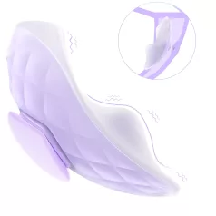 Sex HD - bærbar trussevibrator med fjernbetjening (lilla)