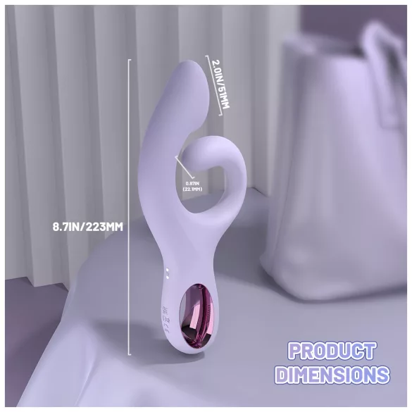 Sex HD - G-punktsvibrator med klitorisstimulator (lilla)