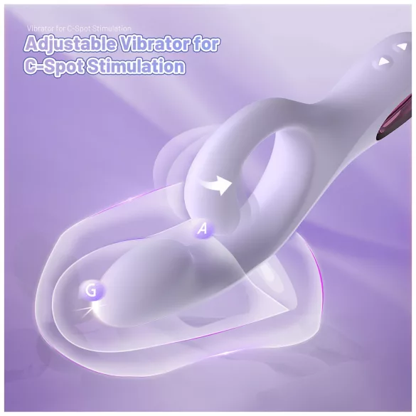 Sex HD - G-punktsvibrator med klitorisstimulator (lilla)