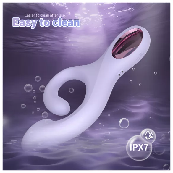 Sex HD - G-punktsvibrator med klitorisstimulator (lilla)