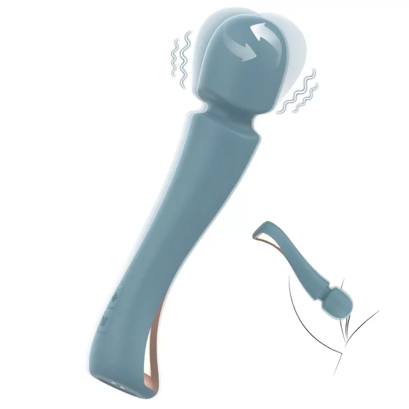 SEX HD Dancer - vibrator massager - vandtæt - turkis