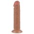 Lovetoy Sliding-Skin - realistisk dildo med sugekop - 20cm - natur