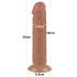 Lovetoy Sliding-Skin - realistisk dildo med sugekop - 20cm - natur