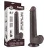 Lovetoy Sliding-Skin - dildo med sugekop - realistisk brun - 20,8cm